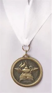 Fake Diploma Engraved Medallion
